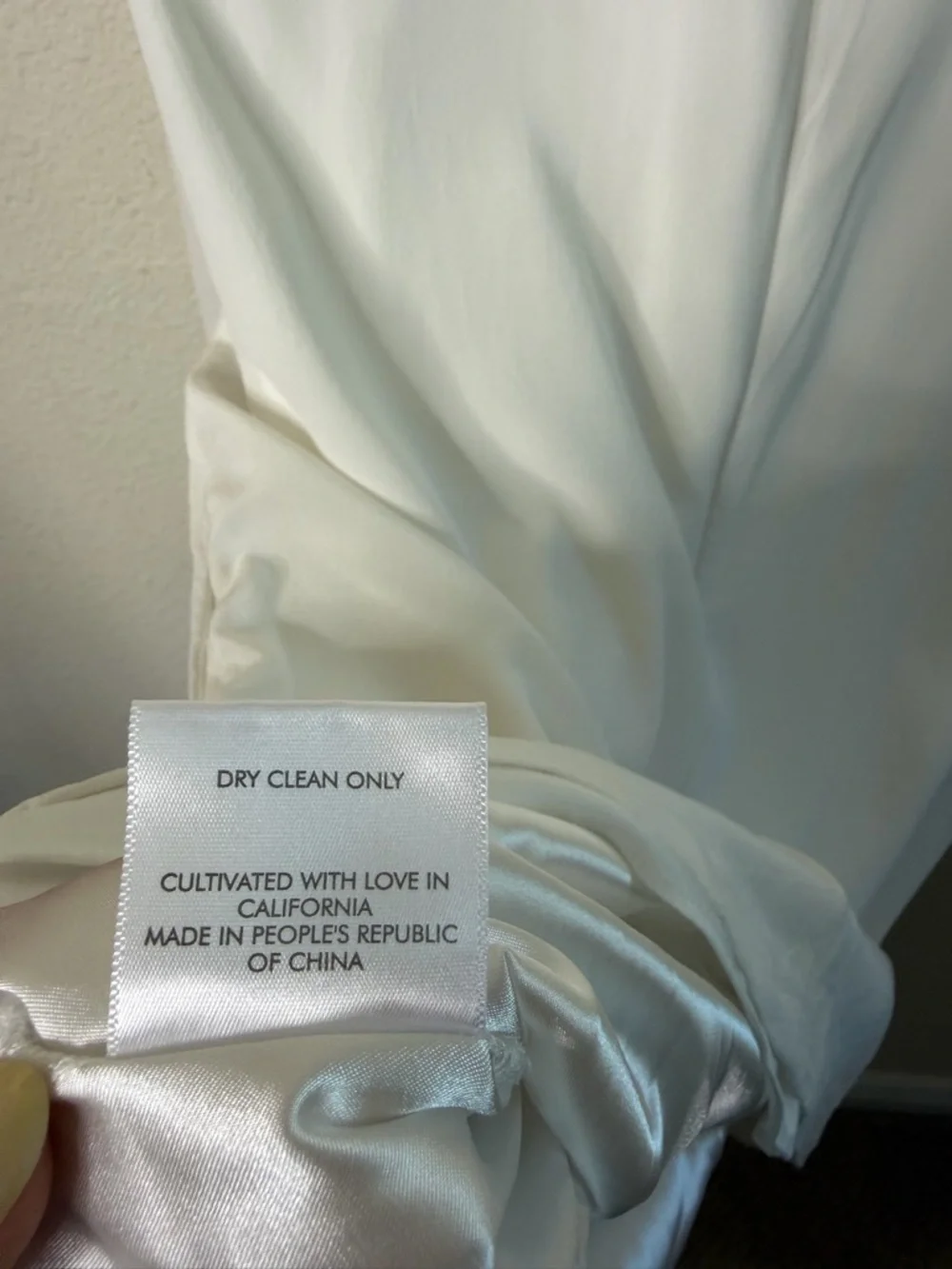 Daughters of Simone GaGa- 60s Mod Mini Wedding Dress Silk Womens Size L